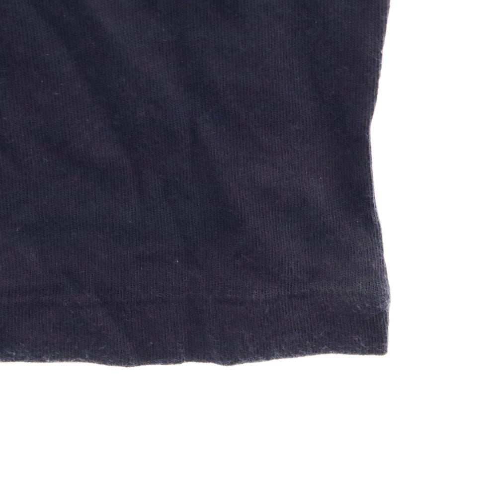 Abercrombie&Fitch(アバクロンビーアンドフィッチ) MICHIGAN ミシガン プリント クルーネック 半袖Tシャツ カットソー ネイビー/イエロー