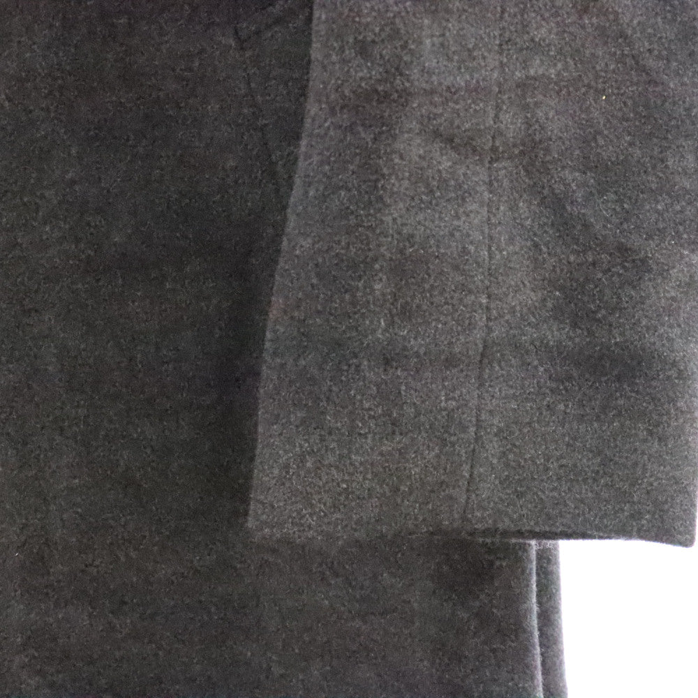 Ermenegildo Zegna(エルメネジルドゼニア) ウール ロング チェスターコート ブラック