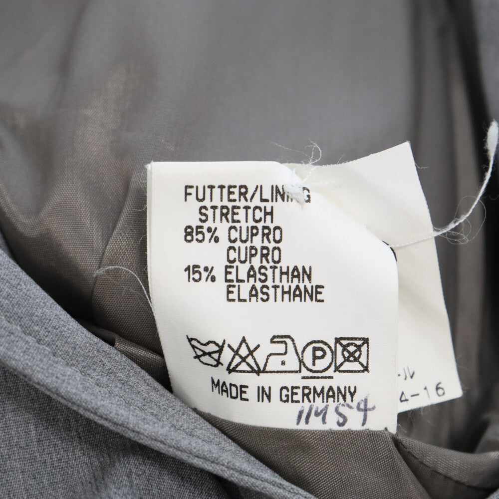JIL SANDER(ジルサンダー) ウール シルク混 サン・フレールタグ 4B テーラードジャケット グレー