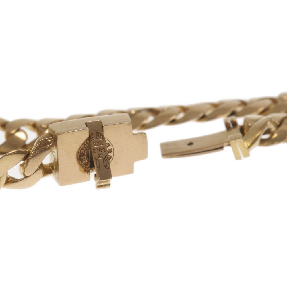 CHROME HEARTS(クロムハーツ) 22K BRCLT BBYCLSC ベイビー クラシック ボックスID チェーンブレスレット ゴールド