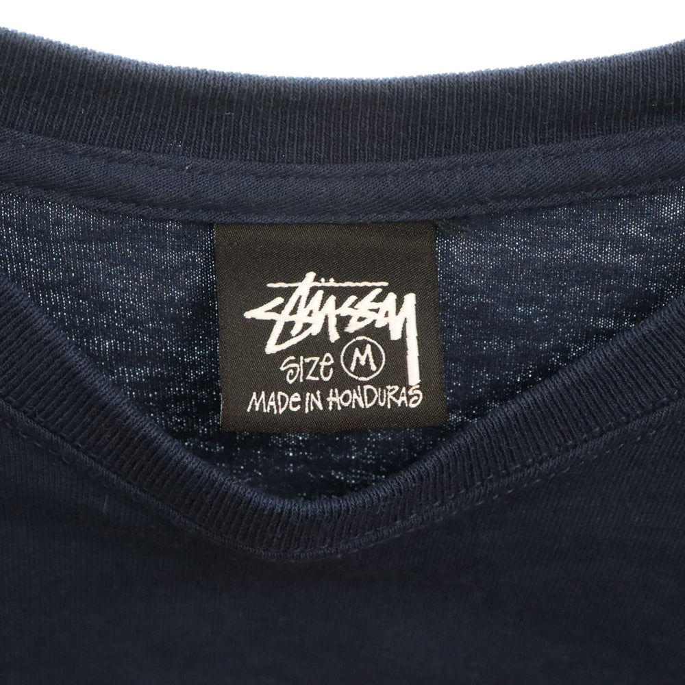 STUSSY(ステューシー) 24SS 5 SPORT TEE スポーツロゴプリント半袖Tシャツ ネイビー