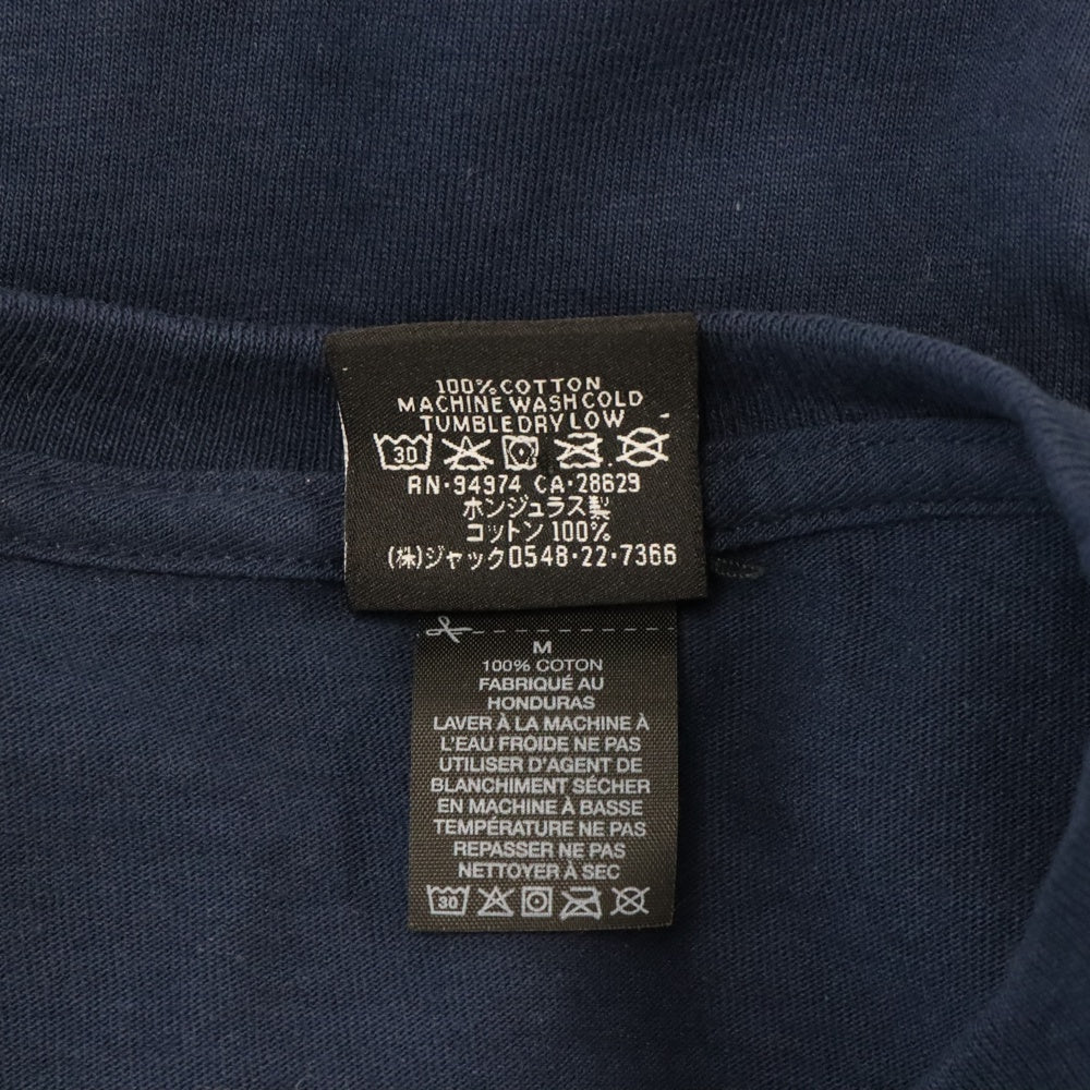 STUSSY(ステューシー) 24SS 5 SPORT TEE スポーツロゴプリント半袖Tシャツ ネイビー