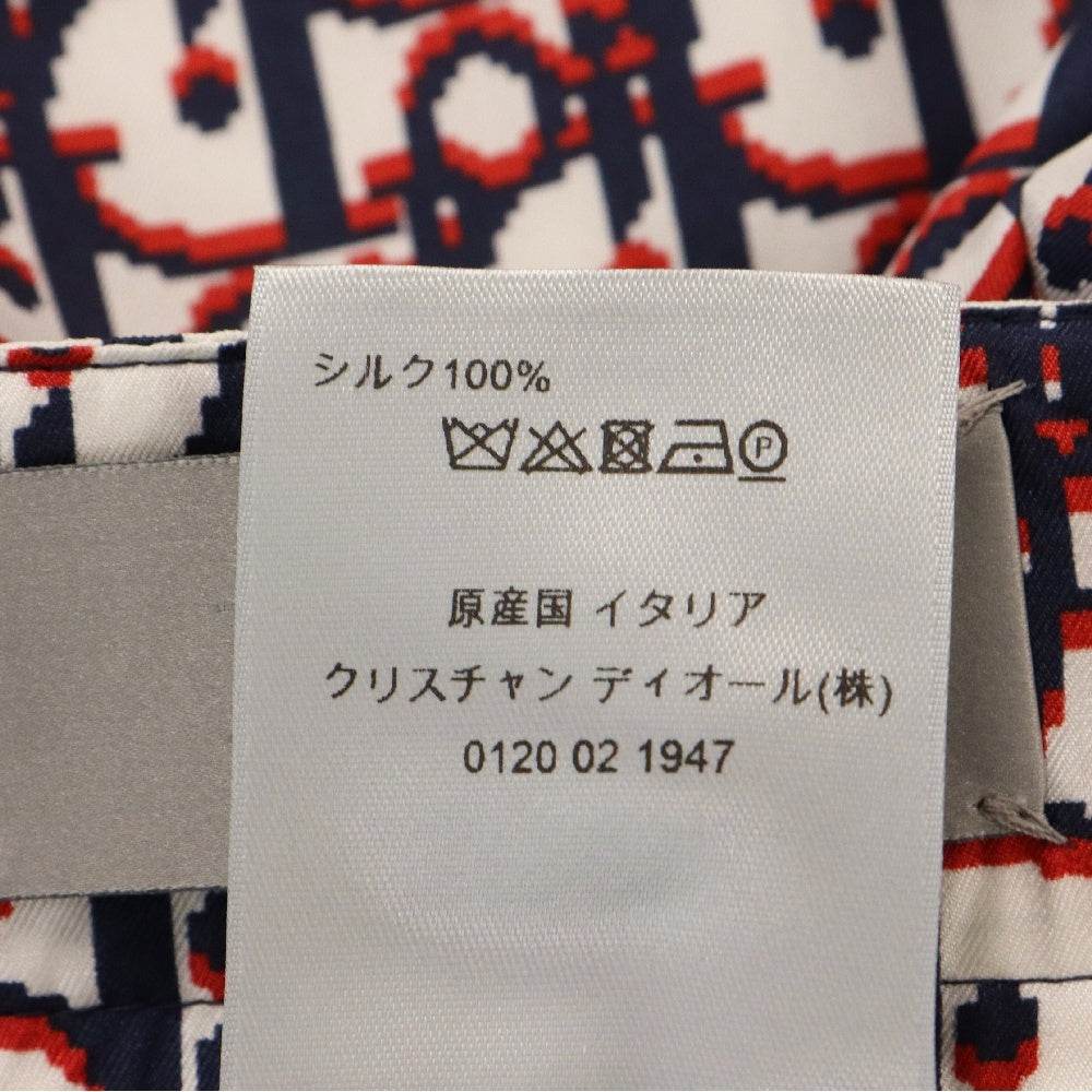 DIOR(ディオール) 20SS Oblique Pixel Bermuda Shorts オブリーク 総柄 ピクセル バミューダ ハーフパンツ ショーツ ネイビー/レッド 013C121A4751
