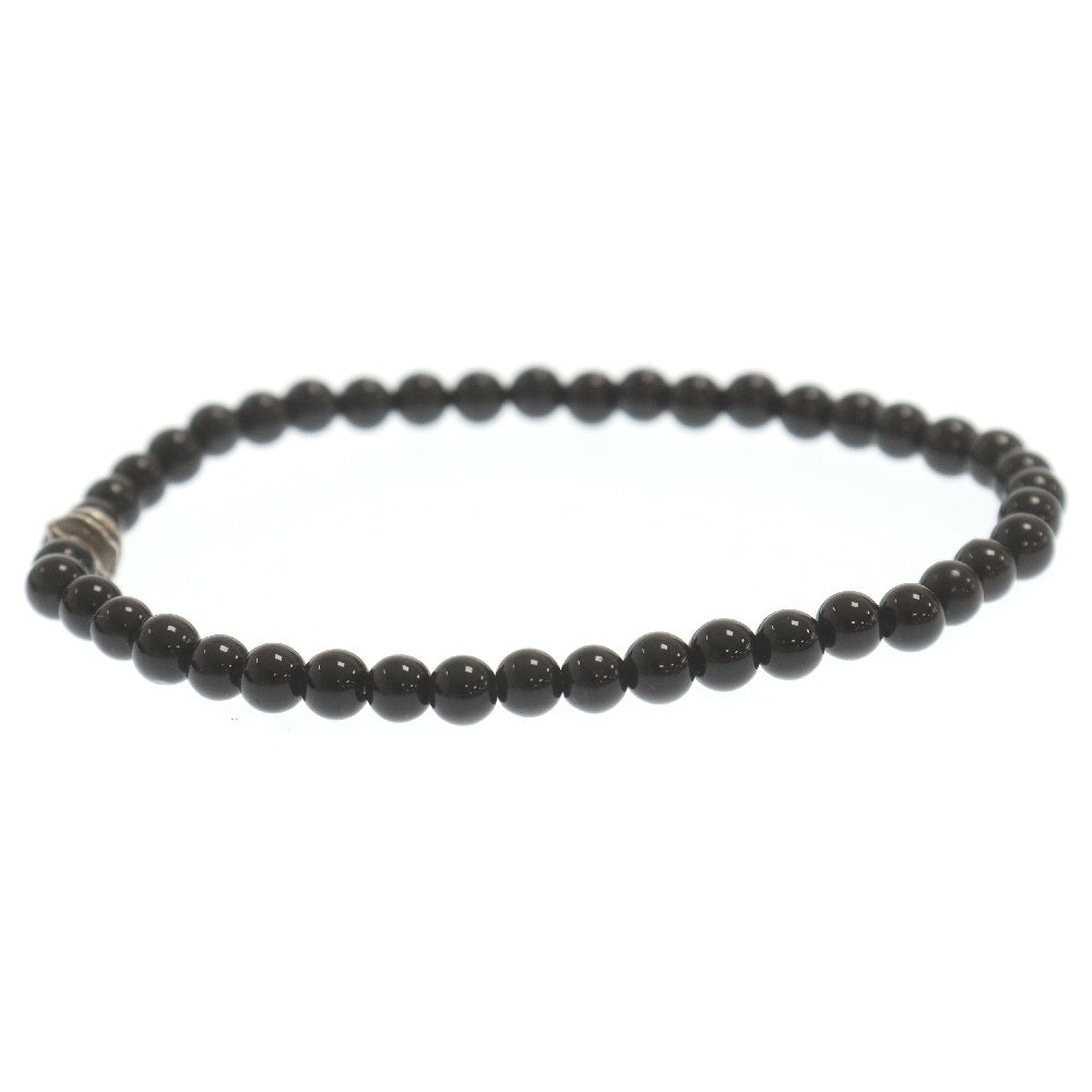 CHROME HEARTS(クロムハーツ) 4mm BEAD ビーズ ブレスレット シルバー/ブラック