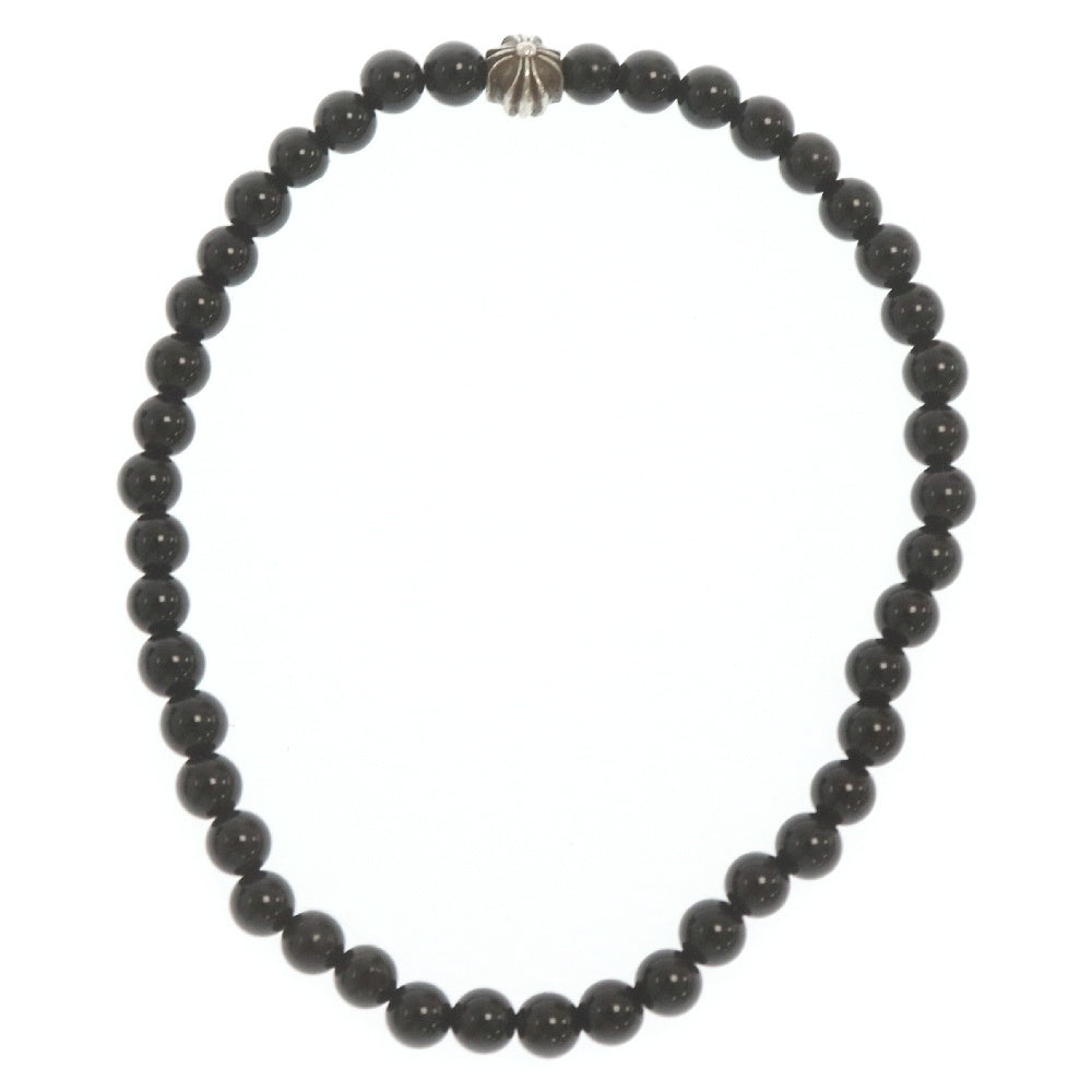 CHROME HEARTS(クロムハーツ) 4mm BEAD ビーズ ブレスレット シルバー/ブラック