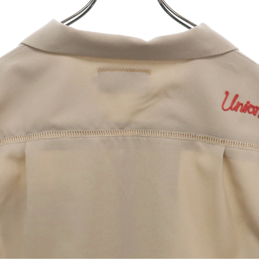 UNION(ユニオン) PROVIDENCE SHIRT プロビデンス オープンカラー 半袖シャツ ベージュ 111001