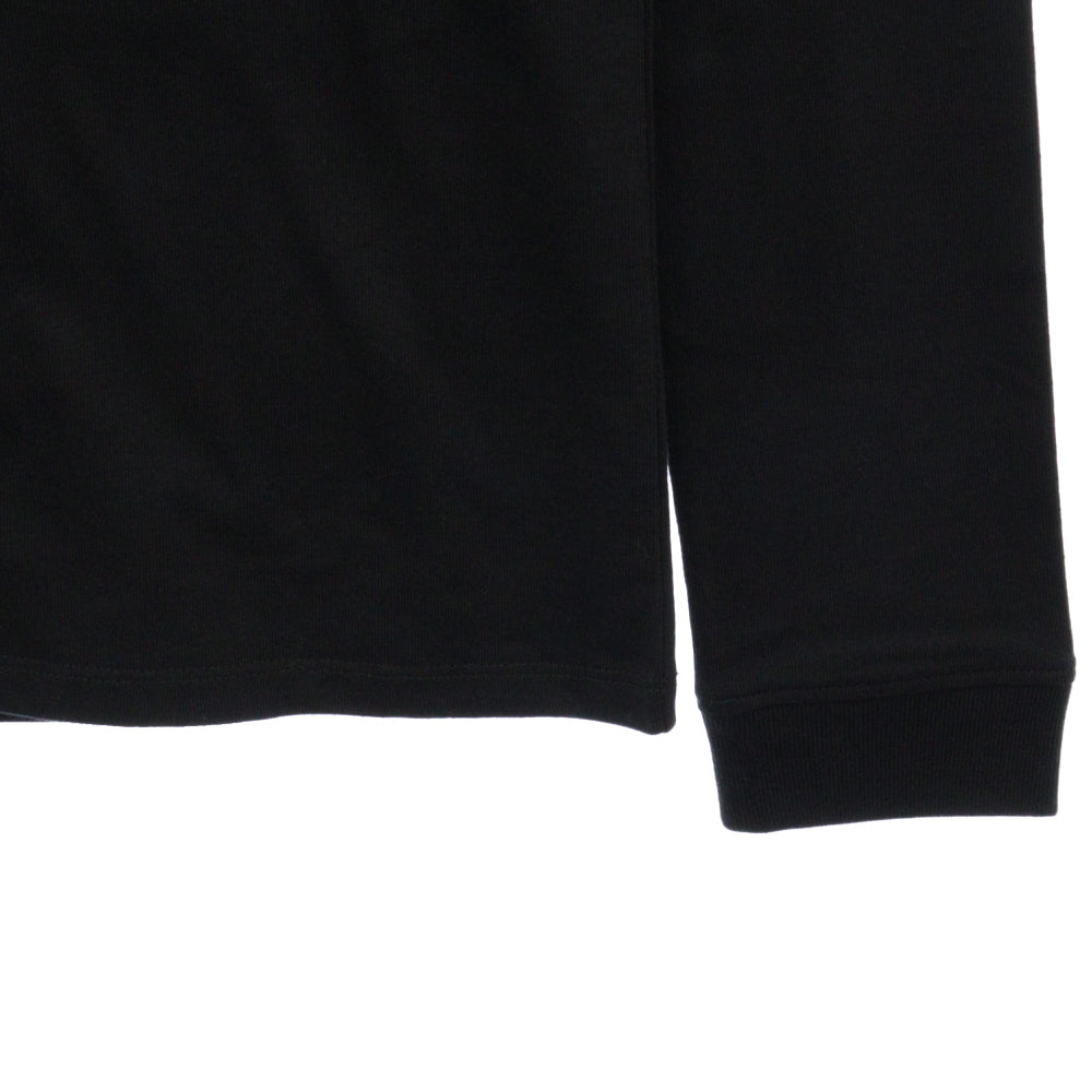VETEMENTS(ヴェトモン) COLLAR刺繍 ハイネック ロングスリーブ 長袖Tシャツ ブラック レディース WAH20TR417