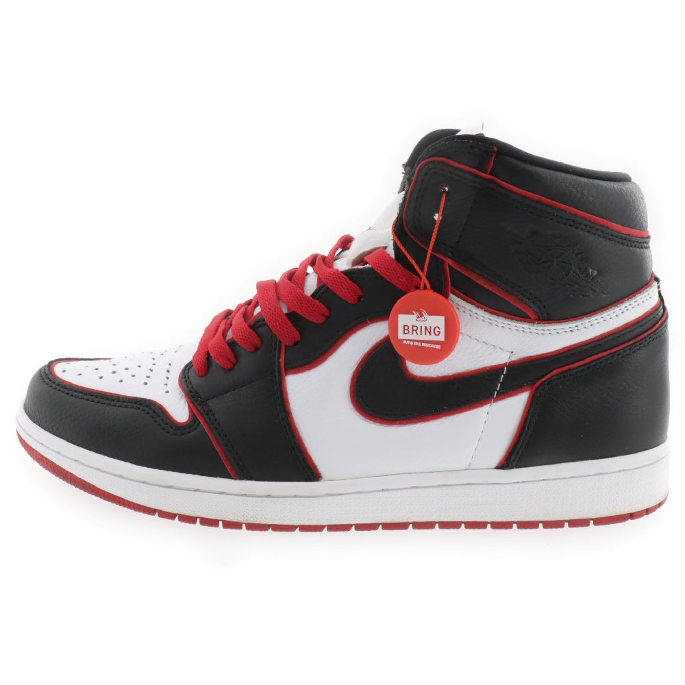 NIKE(ナイキ) AIR JORDAN 1 RETRO HIGH OG BLOODLINE エアジョーダン ワン レトロ ハイカットスニーカー ブラッドライン ブラック/ホワイト/レッド US11/29cm 555088-062