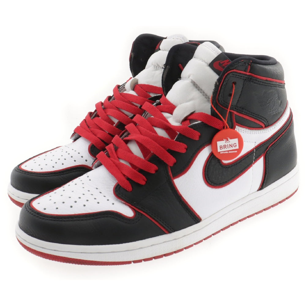 NIKE(ナイキ) AIR JORDAN 1 RETRO HIGH OG BLOODLINE エアジョーダン ワン レトロ ハイカットスニーカー ブラッドライン ブラック/ホワイト/レッド US11/29cm 555088-062