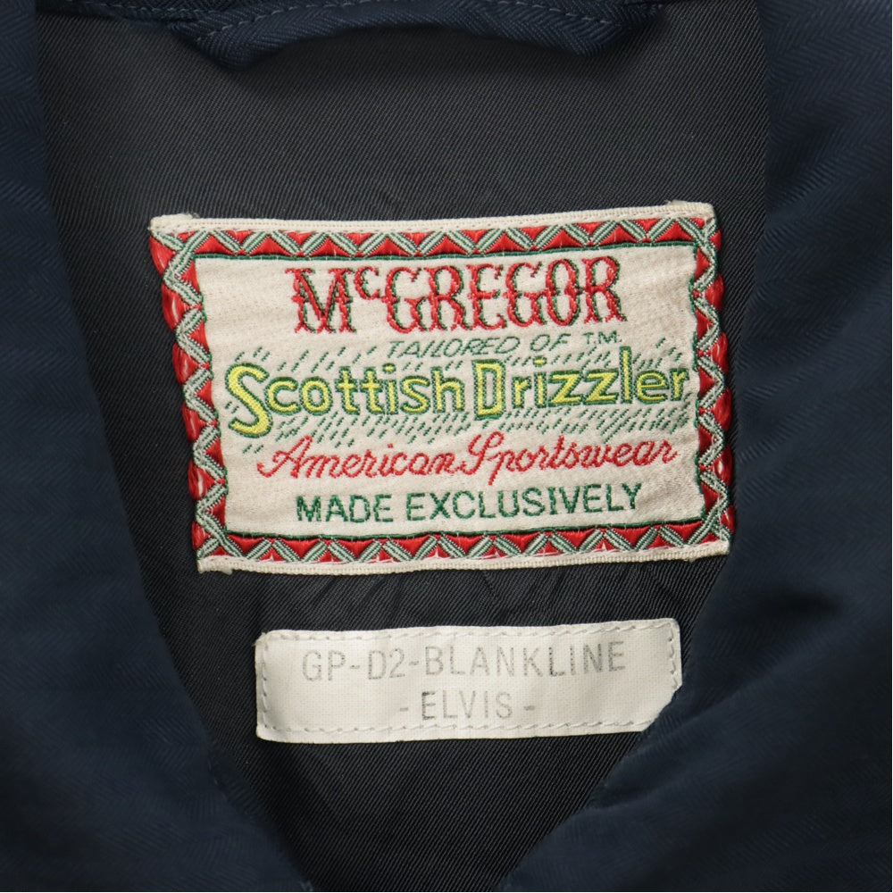 WACKO MARIA(ワコマリア) 20SS×McGREGOR Ermenegildo Zegna JACKET×マクレガーコラボ ゼニア ジップアップジャケット ネイビー 113110207