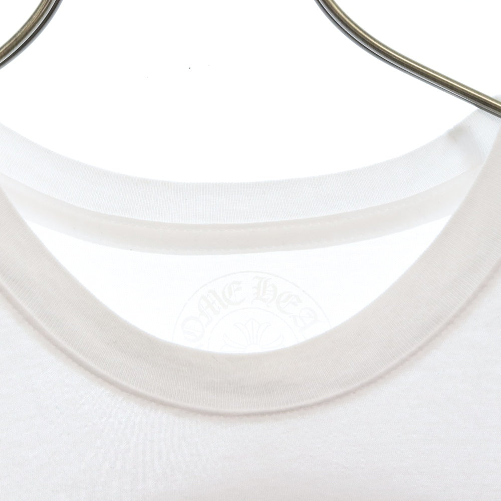 CHROME HEARTS(クロムハーツ) HORSESHOE 3 CEM CRS POCKET T-SHIRT ホース シュー セメタリークロス プリント カモフラ プリント 半袖カットソー Tシャツ ホワイト/カーキ