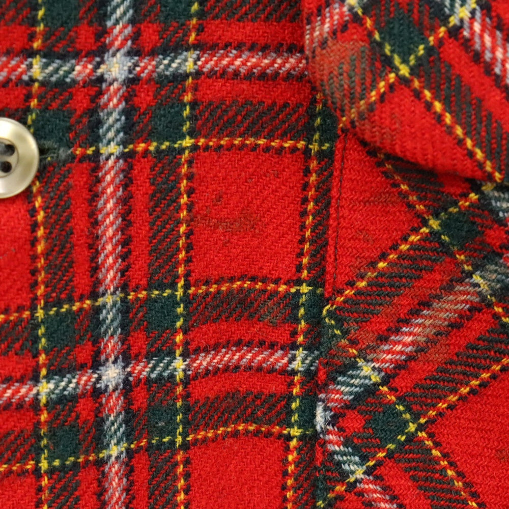 PENDLETON(ペンドルトン) 70S VINTAGE ヴィンテージ チェック 長袖 ネルシャツ レッド