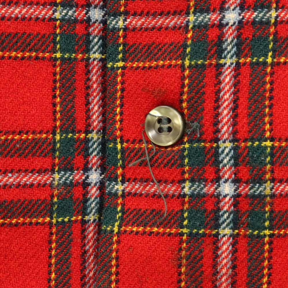 PENDLETON(ペンドルトン) 70S VINTAGE ヴィンテージ チェック 長袖 ネルシャツ レッド