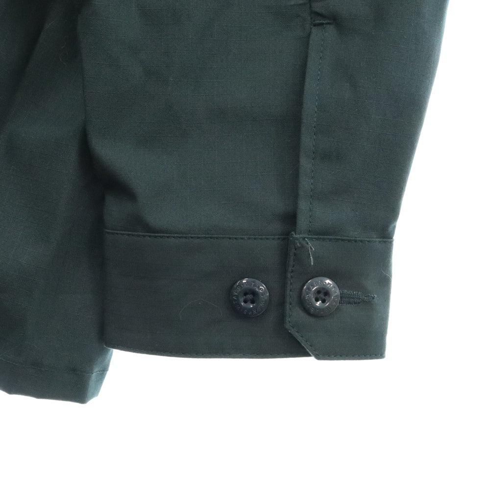 WTAPS(ダブルタップス) 24SS JMOD 01 LS COTTON RIPSTOP IDENTITY リップストップ アイデンティティ コットン ミリタリー ジャケット グリーン 241WVDT-SHM01