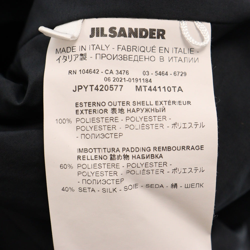 JIL SANDER(ジルサンダー) パデット キルティング コーチ ジャケット ネイビー JPYT420577 MT44110TA