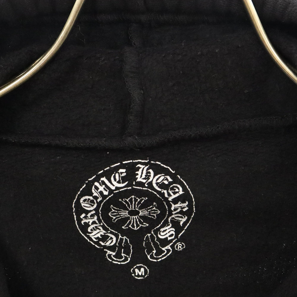 CHROME HEARTS(クロムハーツ) SWTSHRT HD ZIP フォティプリント ジップアップ スウェットパーカー ブラック