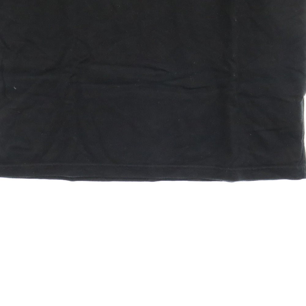 UNIFORM EXPERIMENT(ユニフォームエクスペリメント) クルーネック プリント 半袖カットソー Tシャツ ブラック