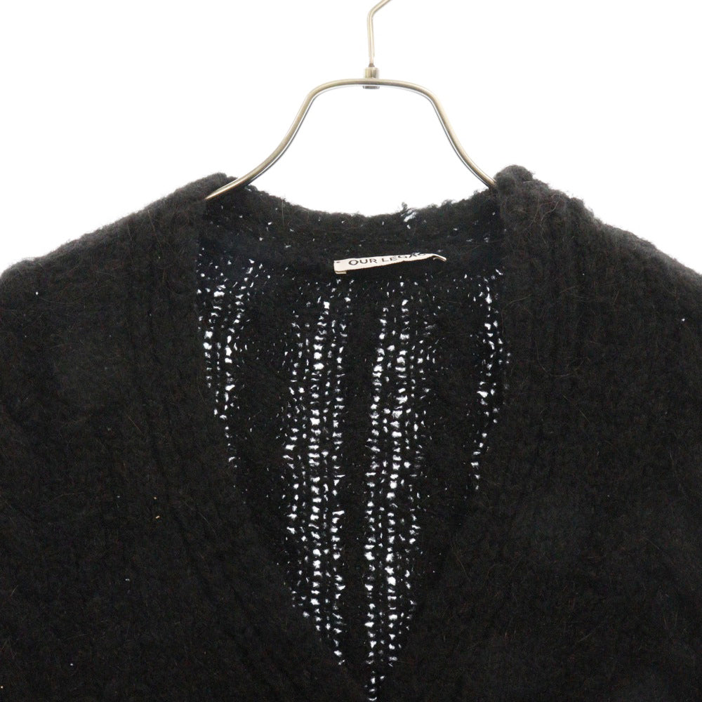 OUR LEGACY(アワーレガシー) 21AW MID LINE CARDIGAN ミッドライン カーディガン ニット アルパカ混 ブラック W4213MFS
