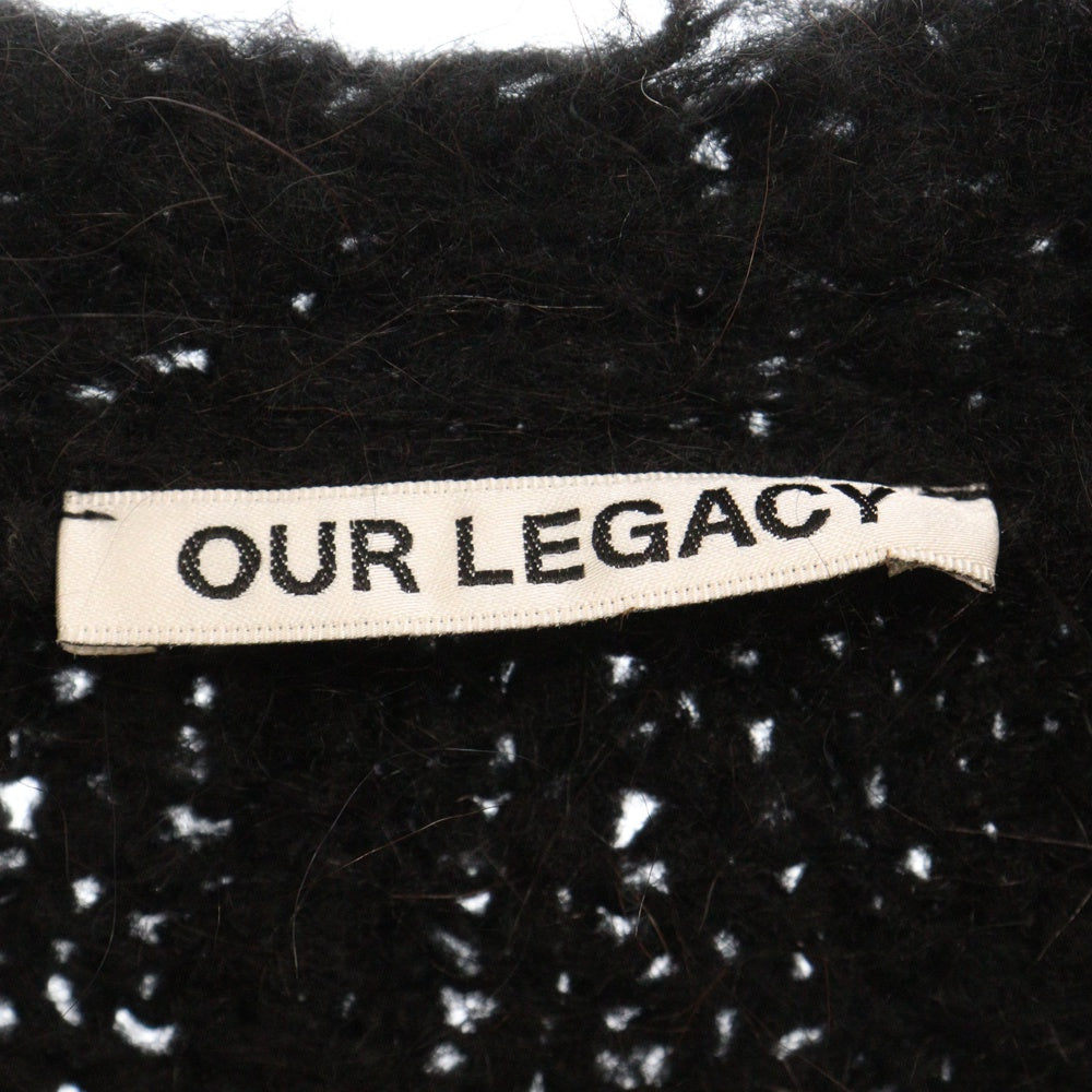 OUR LEGACY(アワーレガシー) 21AW MID LINE CARDIGAN ミッドライン カーディガン ニット アルパカ混 ブラック W4213MFS