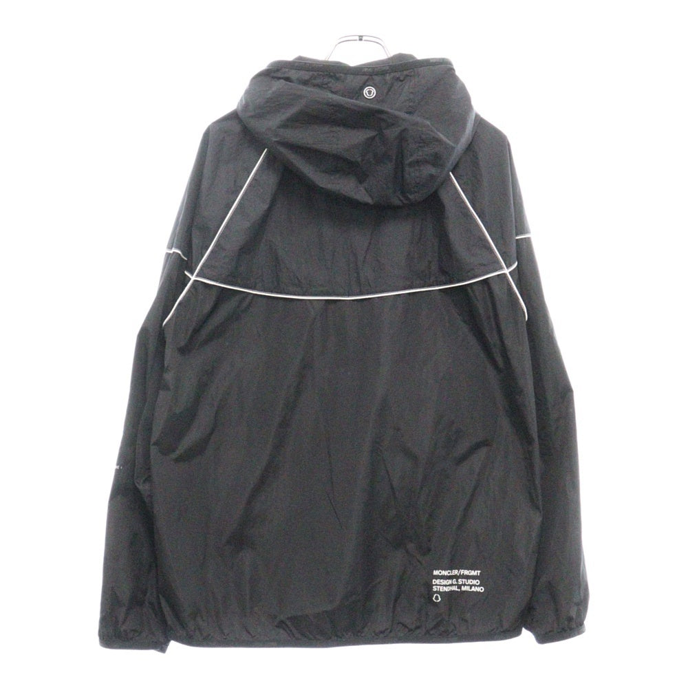 MONCLER GENIUS(モンクレール ジーニアス) 21AW ×FRAGMENT DESIGN HUNOR GIUBBOTTO ウノアー フーデッド ナイロンジャケット ブラック G209U1A00001 M1289