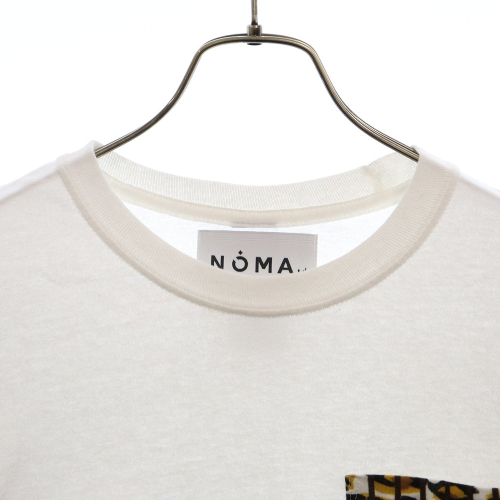 NOMA t.d.(ノーマティーディー) Leopard L/SL レオパード ロングスリーブTシャツ カットソー ホワイト