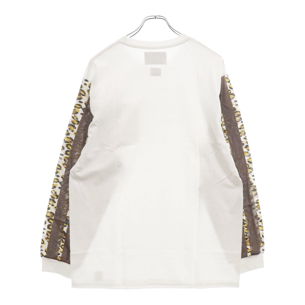 NOMA t.d.(ノーマティーディー) Leopard L/SL レオパード ロングスリーブTシャツ カットソー ホワイト