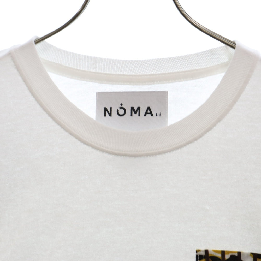 NOMA t.d.(ノーマティーディー) Leopard L/SL レオパード ロングスリーブTシャツ カットソー ホワイト