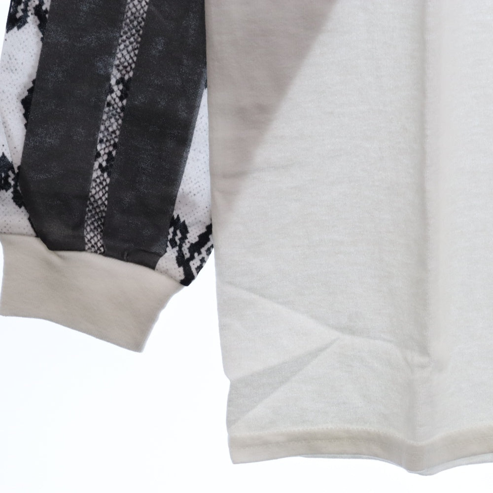 NOMA t.d.(ノーマティーディー) Python L/SL ロングスリーブTシャツ カットソー ホワイト