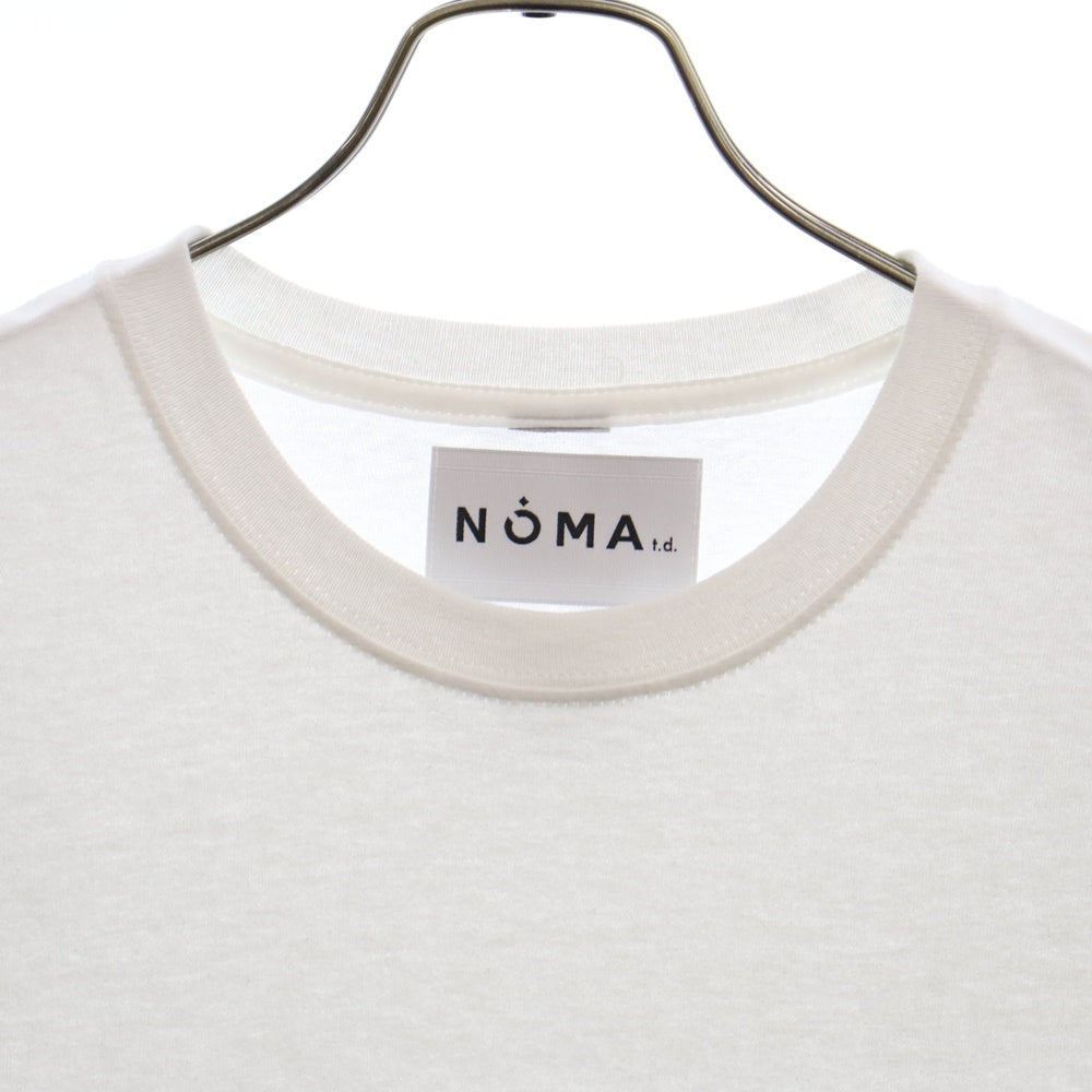 NOMA t.d.(ノーマティーディー) Stripe S/S ストライプ 半袖Tシャツ ホワイト/グレー