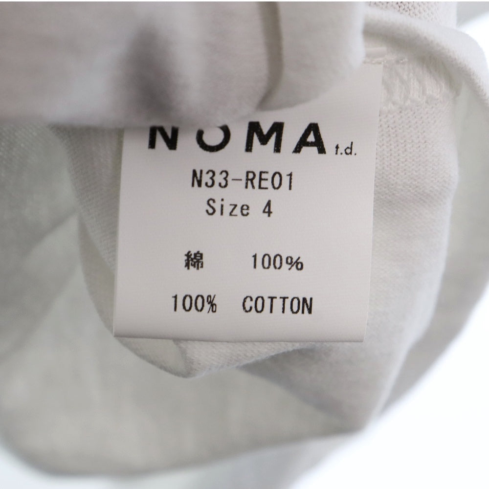 NOMA t.d.(ノーマティーディー) Stripe S/S ストライプ 半袖Tシャツ ホワイト/ブラック