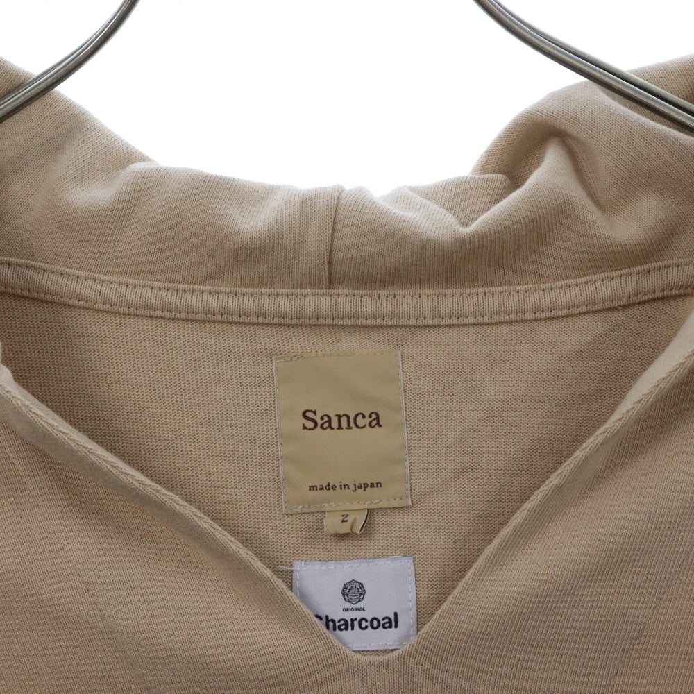 sanca(サンカ) Mex Hoody 8SL メキシカンフーディ Tシャツ カットソー タン