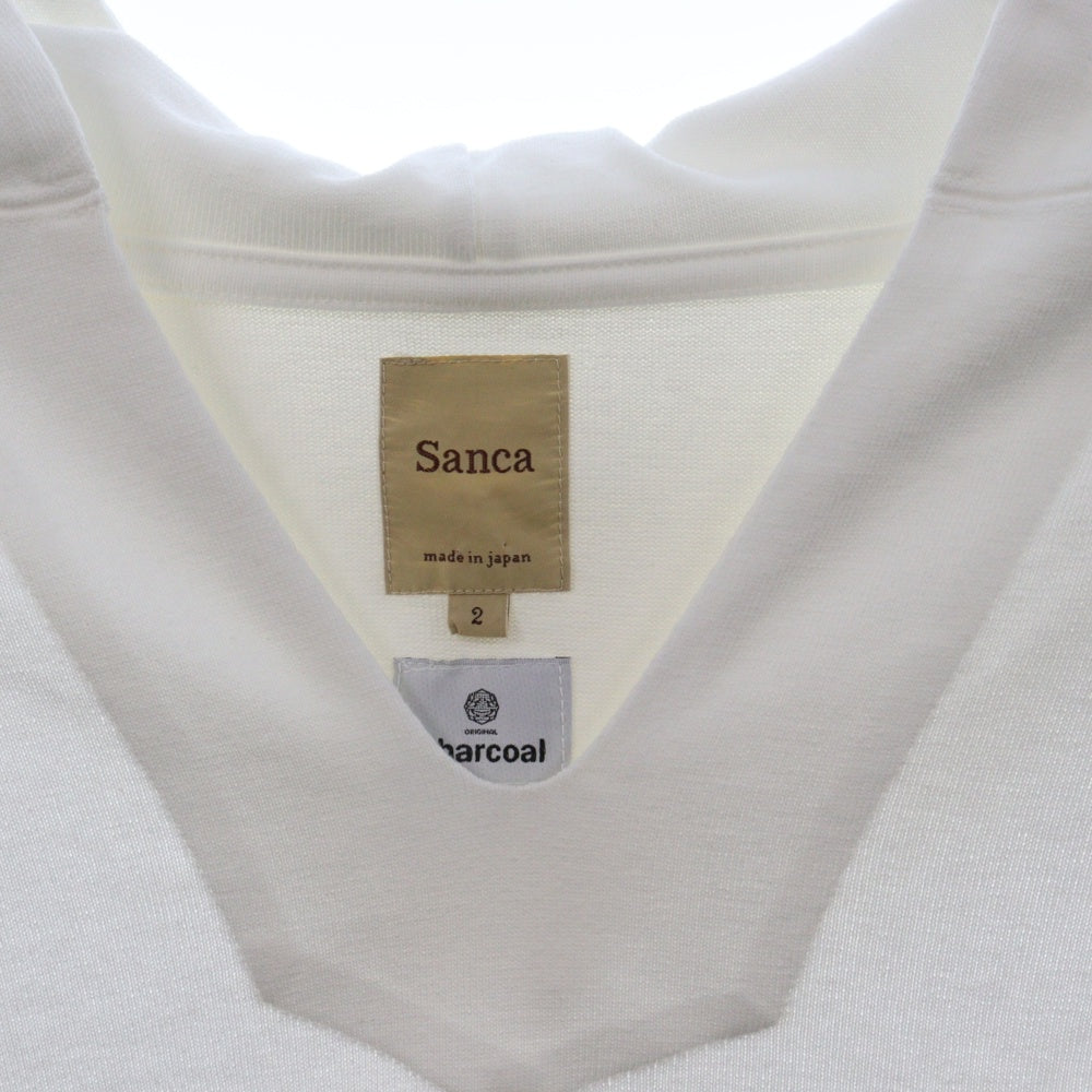 sanca(サンカ) Mex Hoody 8SL メキシカンフーディ Tシャツ カットソー ホワイト