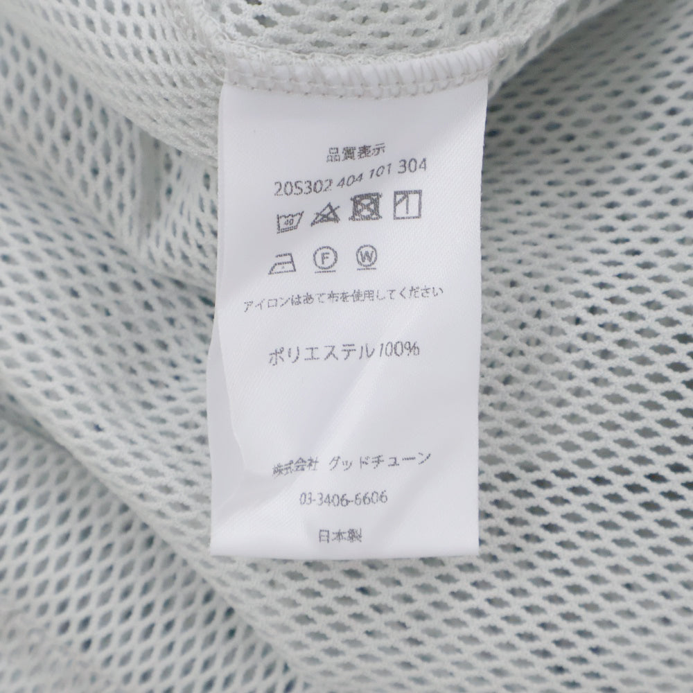 the conspires(ザコンスパイアーズ) Mesh Print T メッシュプリント 半袖Tシャツ ホワイト