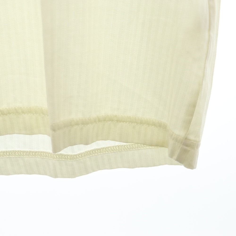 ts(s)(ティーエスエス) 120'S H/Bone S/S ヘリンボーン 胸ポケットTシャツ ホワイト