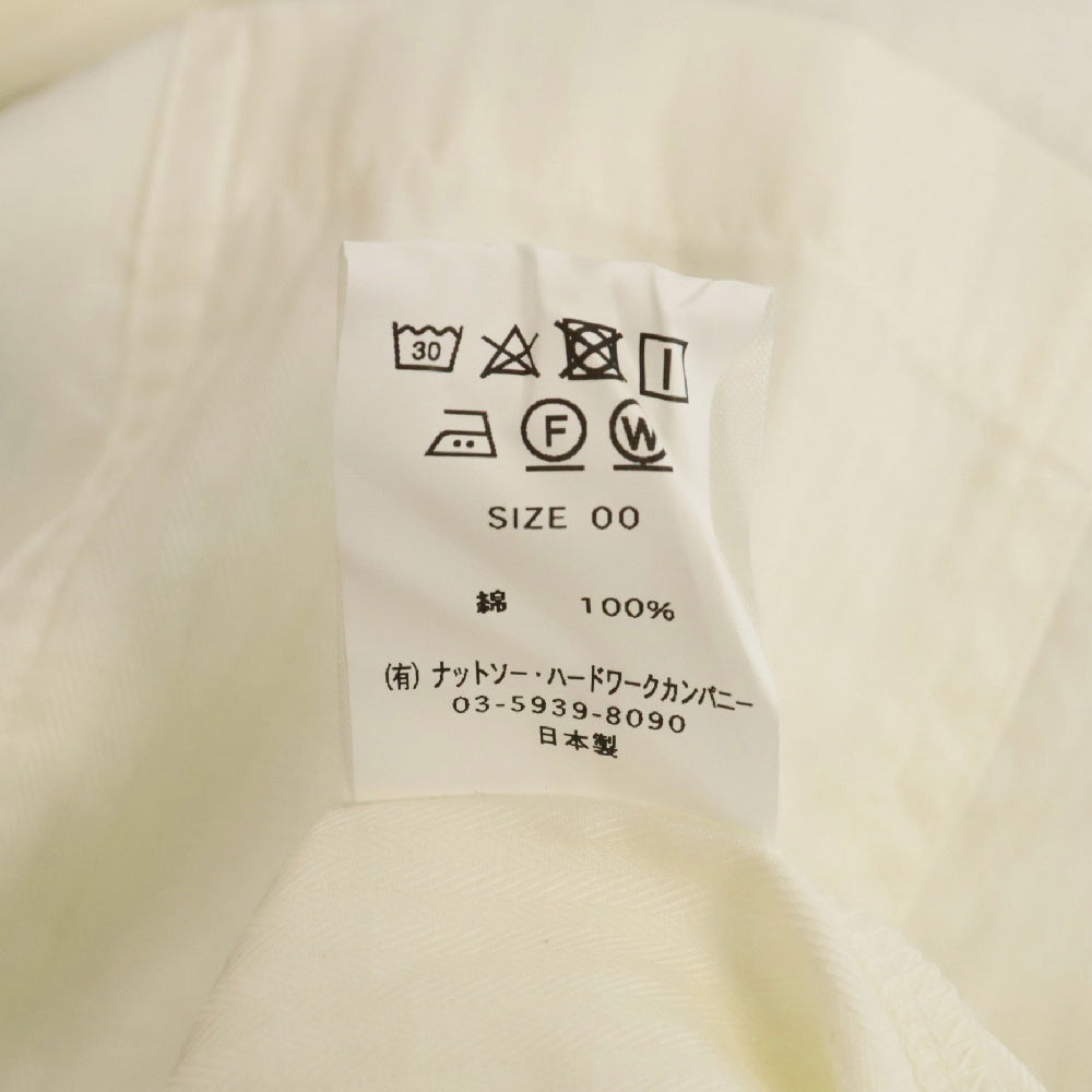 ts(s)(ティーエスエス) 120'S H/Bone S/S ヘリンボーン 胸ポケットTシャツ ホワイト