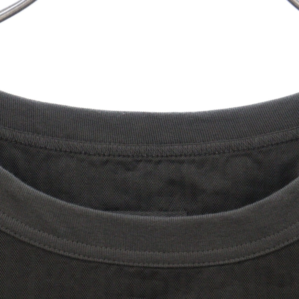 ts(s)(ティーエスエス) 120'S H/Bone S/S ヘリンボーン 胸ポケットTシャツ オリーブ