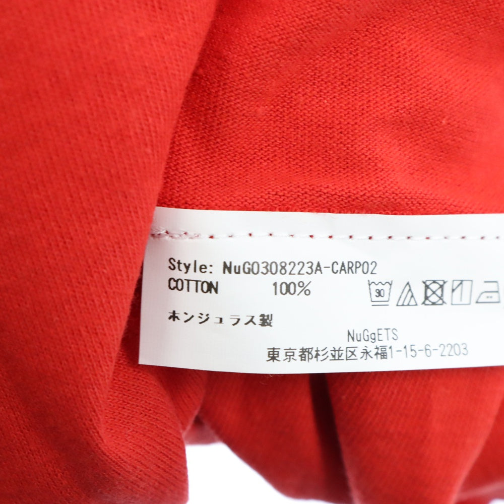 NUGETS(ナゲッツ) ×広島カープ×Charcoal TOYO Carp SP S/S カープ坊や 半袖Tシャツ レッド