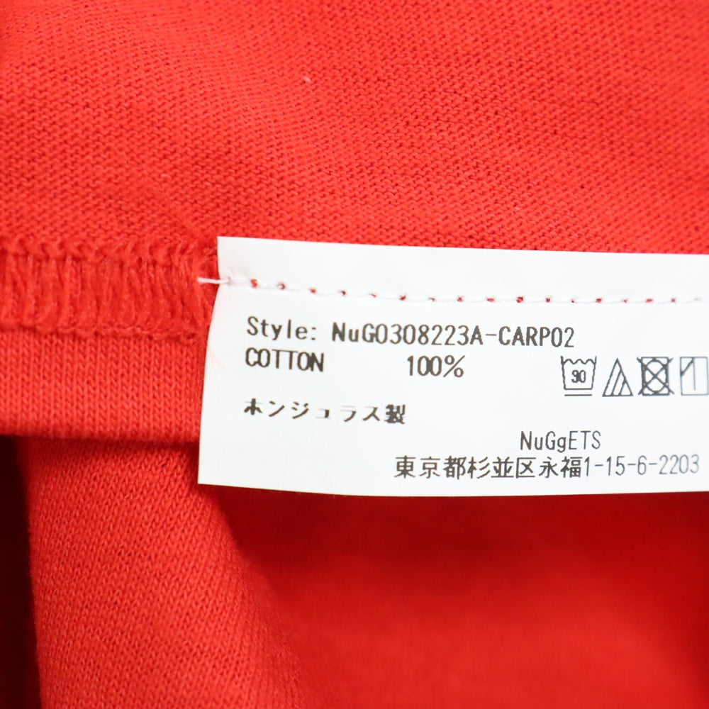 NUGETS(ナゲッツ) ×広島カープ×Charcoal TOYO Carp SP S/S カープ坊や 半袖Tシャツ レッド