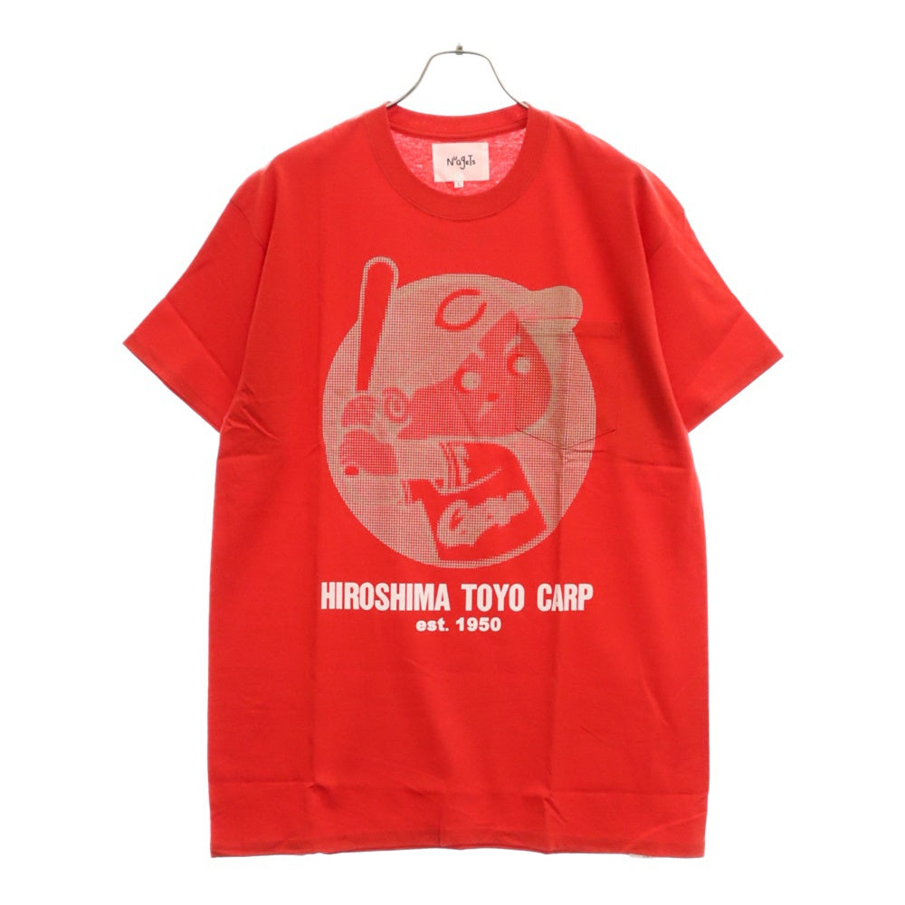 NuGgETS(ナゲッツ) ×広島カープ×Charcoal TOYO Carp SP S/S カープ坊や 半袖Tシャツ レッド