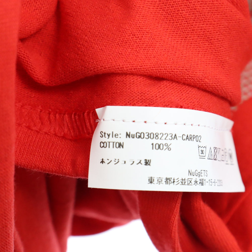 NuGgETS(ナゲッツ) ×広島カープ×Charcoal TOYO Carp SP S/S カープ坊や 半袖Tシャツ レッド