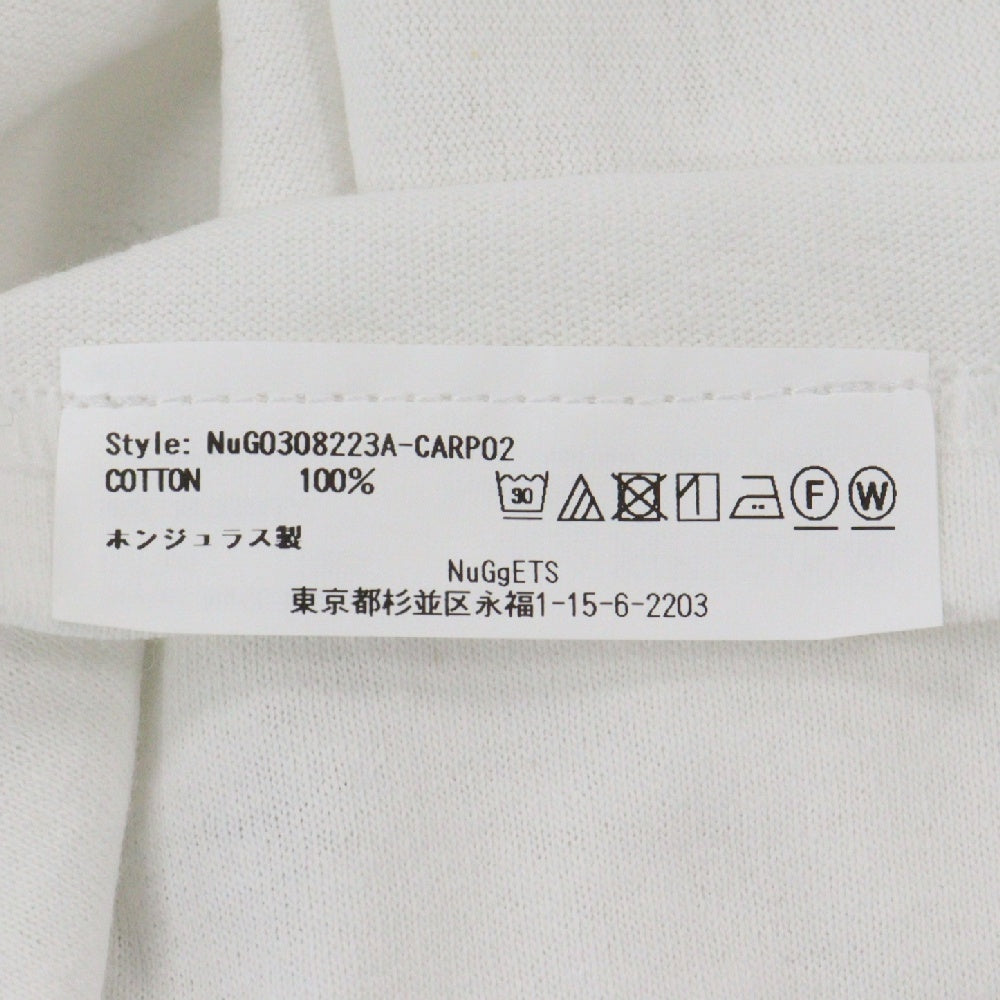 NuGgETS(ナゲッツ) ×広島カープ×Charcoal TOYO Carp SP S/S カープ坊や 半袖Tシャツ ホワイト