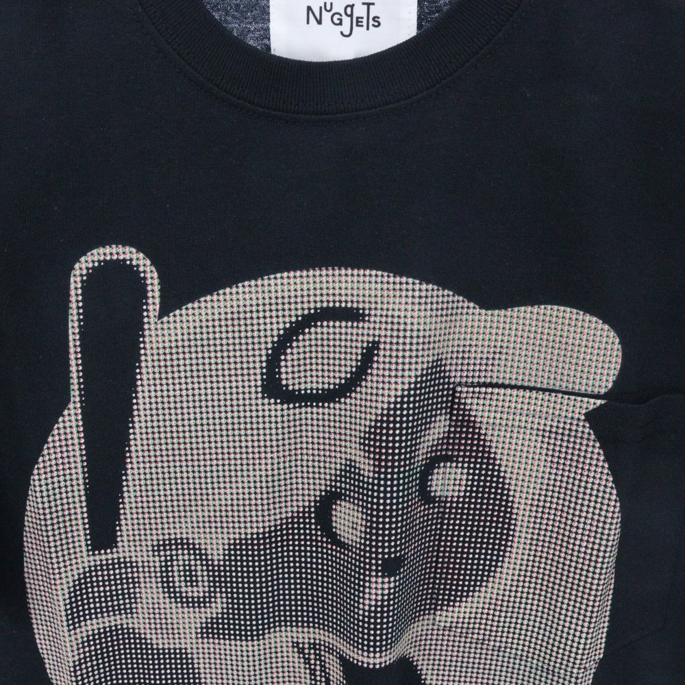 NuGgETS(ナゲッツ) ×広島カープ×Charcoal TOYO Carp SP S/S カープ坊や 半袖Tシャツ ブラック
