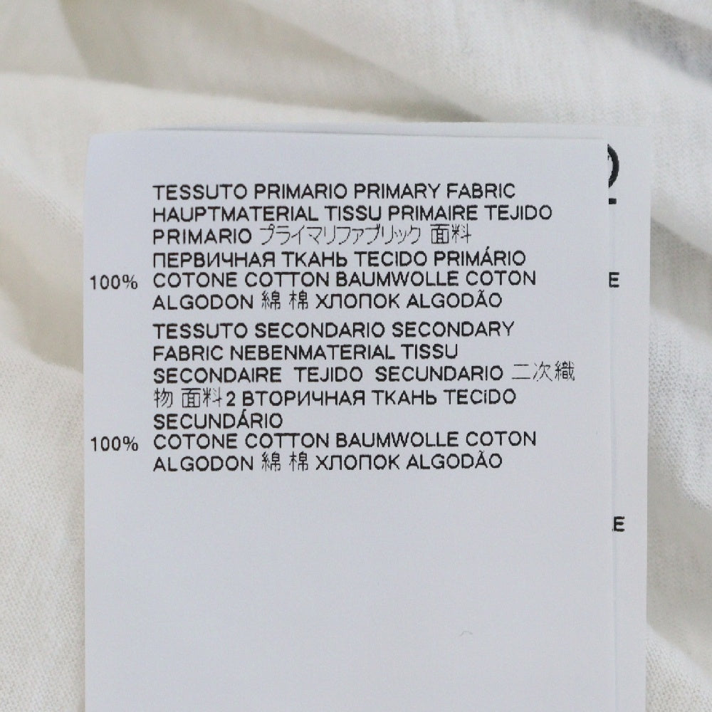 Martin Margiela 10(マルタンマルジェラ) LOVE フロント デザイン クルーネック 半袖Tシャツ カットソー ホワイト S50GC0639