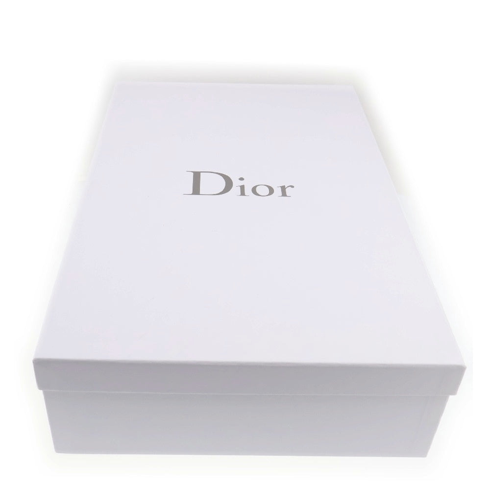 Christian Dior(クリスチャンディオール) ロゴ パッチ レザーファブリック ショートブーツ ブラック KDI464CFMS56L レディース