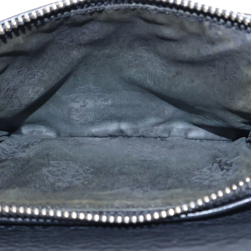 CHROME HEARTS(クロムハーツ) Big Spoon Wallet ビッグスプーンレザーウォレット 2つ折り財布 コンパクトウォレット ブラック