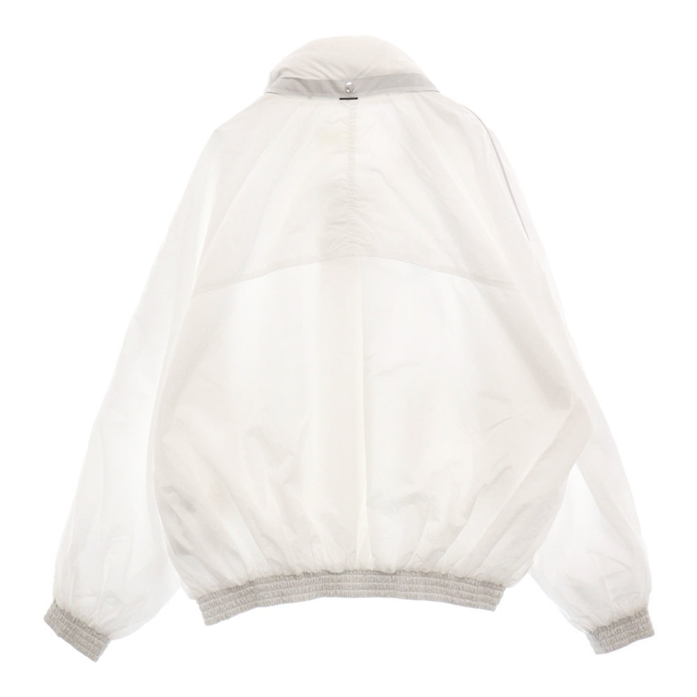 HED MAYNER(ヘドメイナー) 24SS ×Reebok HOODED JACKET リーボック フーデッド ナイロン ジップアップ ジャケット ホワイト RMBE001C99FAB