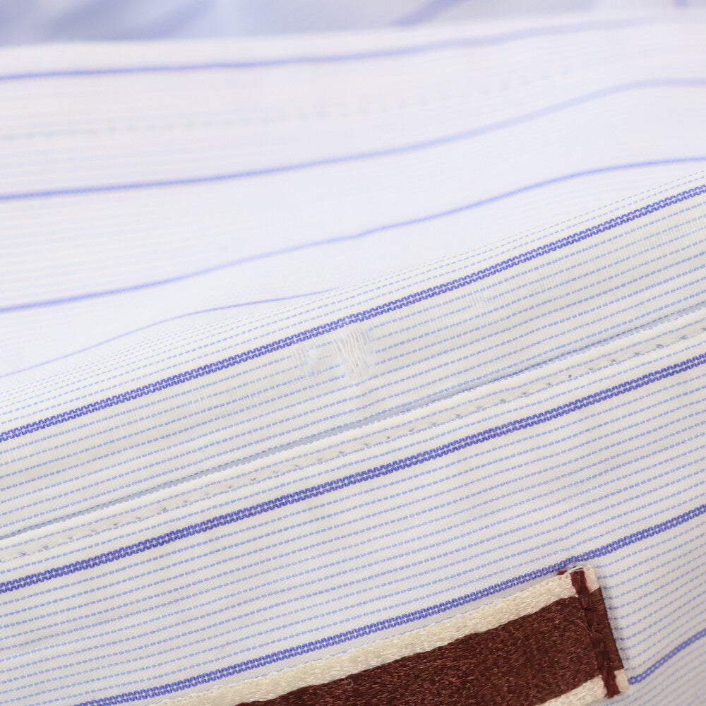 Paul Smith COLLECTION(ポールスミス コレクション) ボタンダウンストライプロングスリーブドレスシャツ ブルー