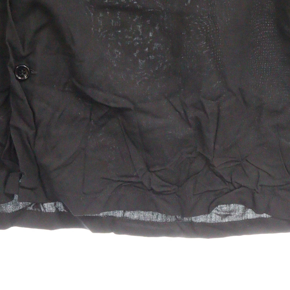 CELINE(セリーヌ) 21SS LOOSE BOWLING SHIRT ルーズ ボーリング フロント刺繍 半袖シャツ ブラック 852C 2C516 38NO