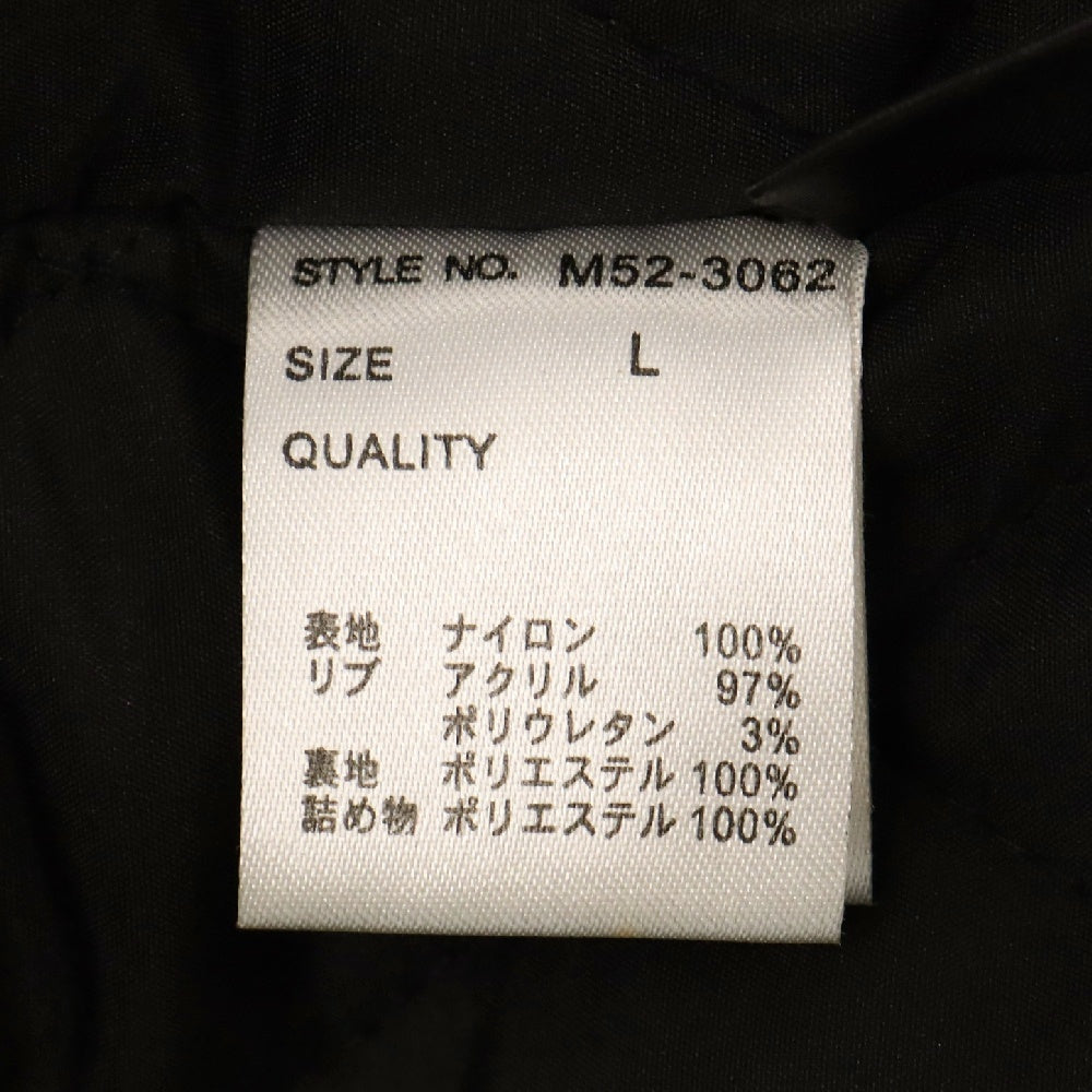 M&S(エムアンドエス) ノーカラー フライトボンバージャケット カモフラ ブラック/カーキ