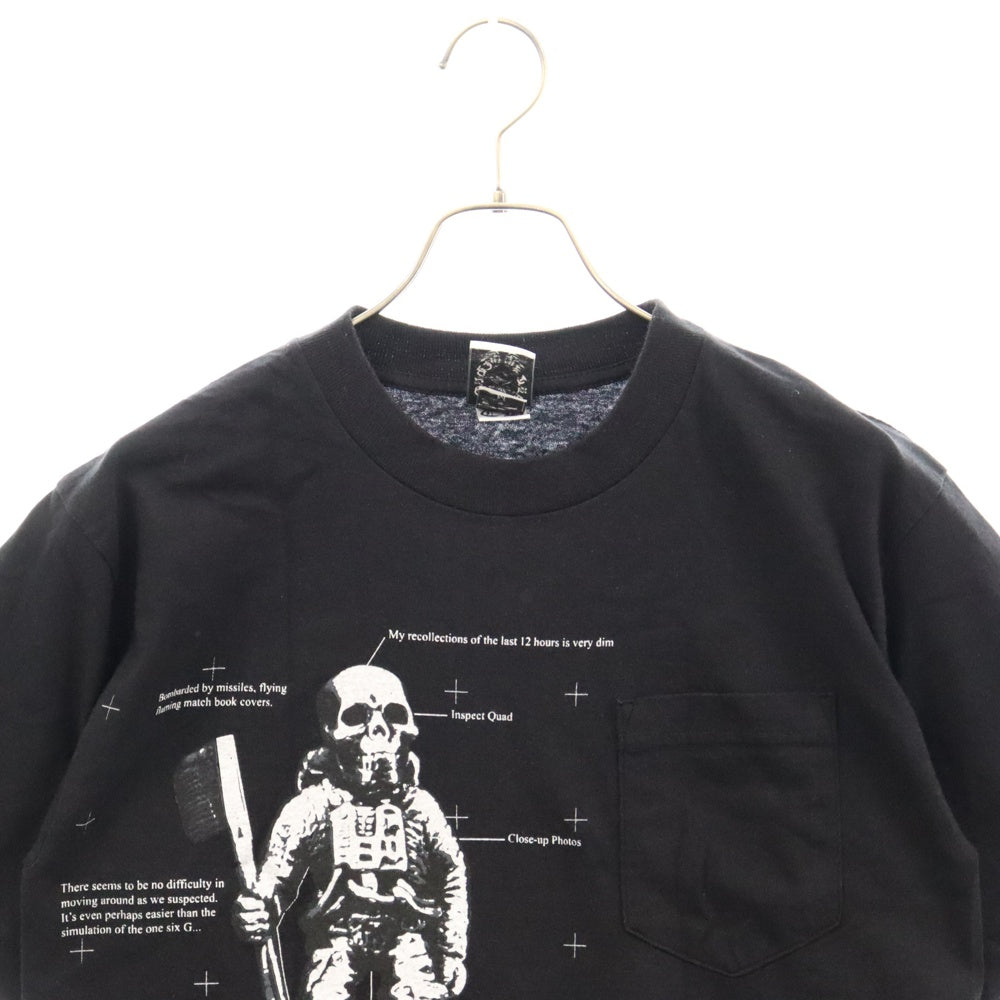 CHROME HEARTS(クロムハーツ) FOTI TEE フォティ スカルプリント クルーネック 半袖Tシャツ カットソー ブラック